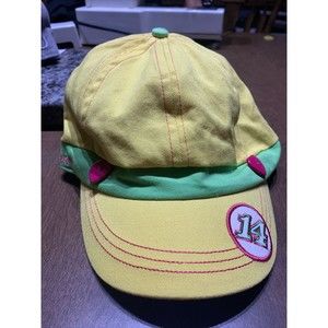 NOS Tony Stewart #14 Girls Youth Hat Yellow/ Pink/ Green